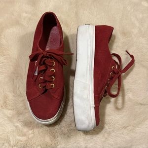 Superga Suede Platform Sneaker
